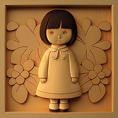 3D model Chibi Maruko chan Momoko Sakura (STL)